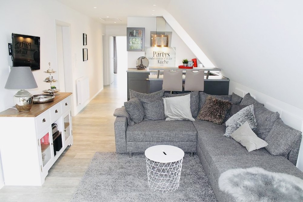 Wohnbereich Ferienwohnung Geestblick